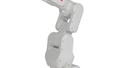 The IRB 1100 from ABB is aimed at fast, accurate small parts assembly.